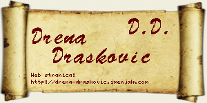 Drena Drašković vizit kartica